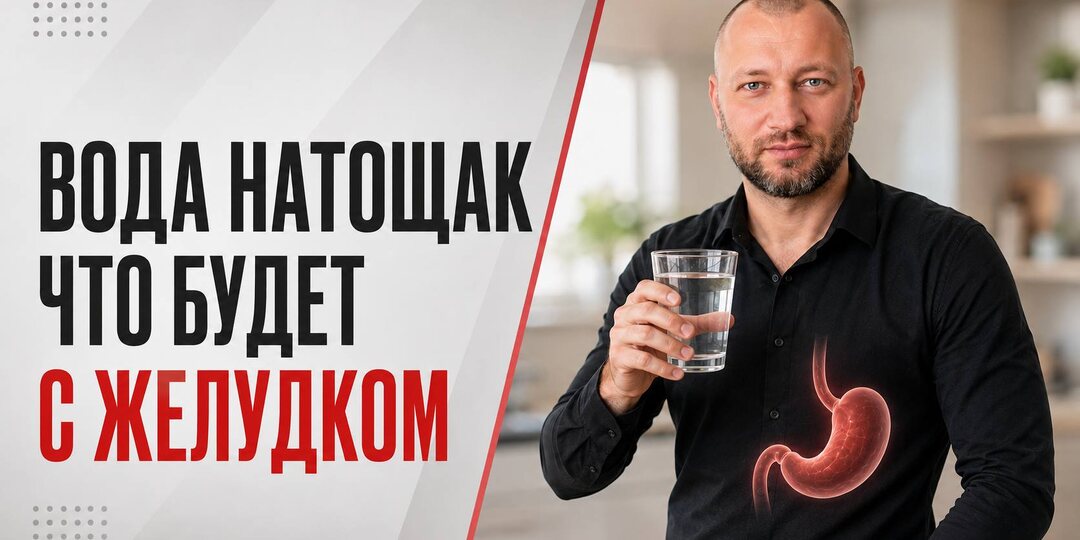 Что произойдёт с желудком, если выпить стакан воды с утра