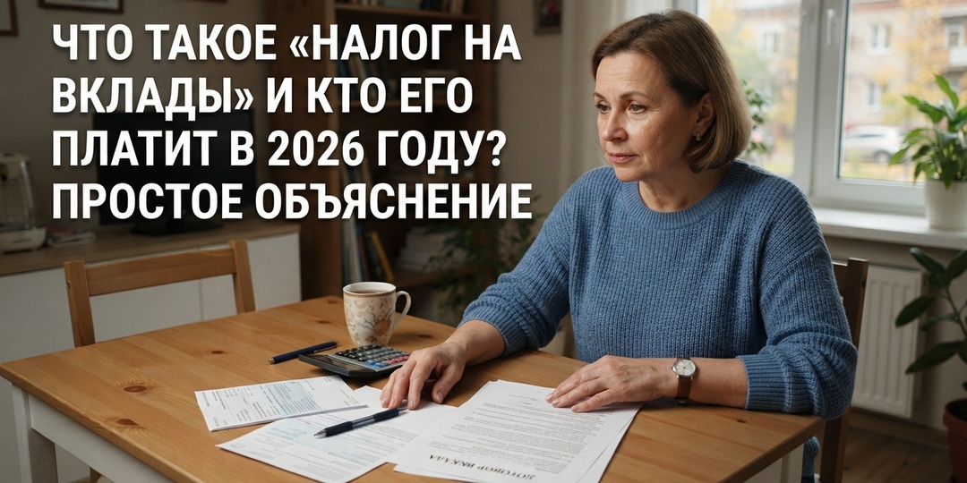 Что такое «налог на вклад» и кто его платит в 2026 году? Объяснение без финансового языка