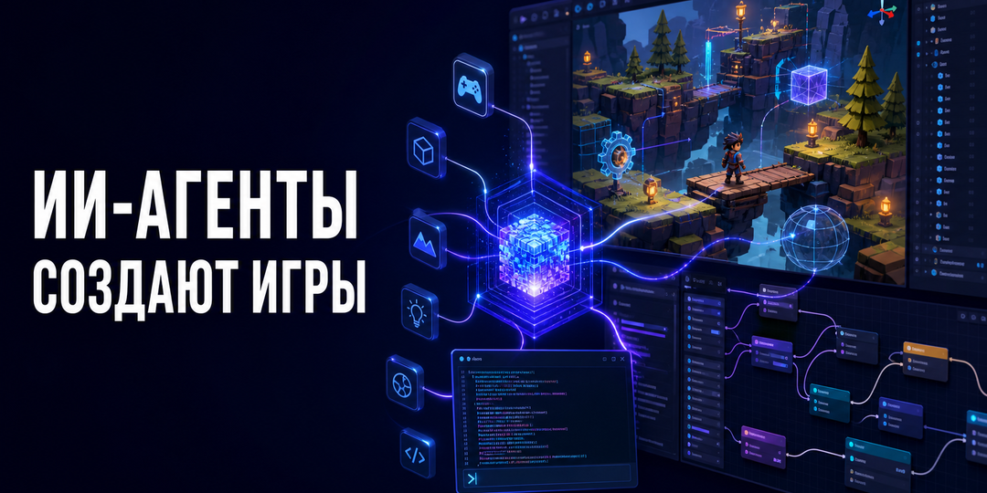 ИИ-агенты уже работают в Unity, Blender, Godot и Unreal Engine