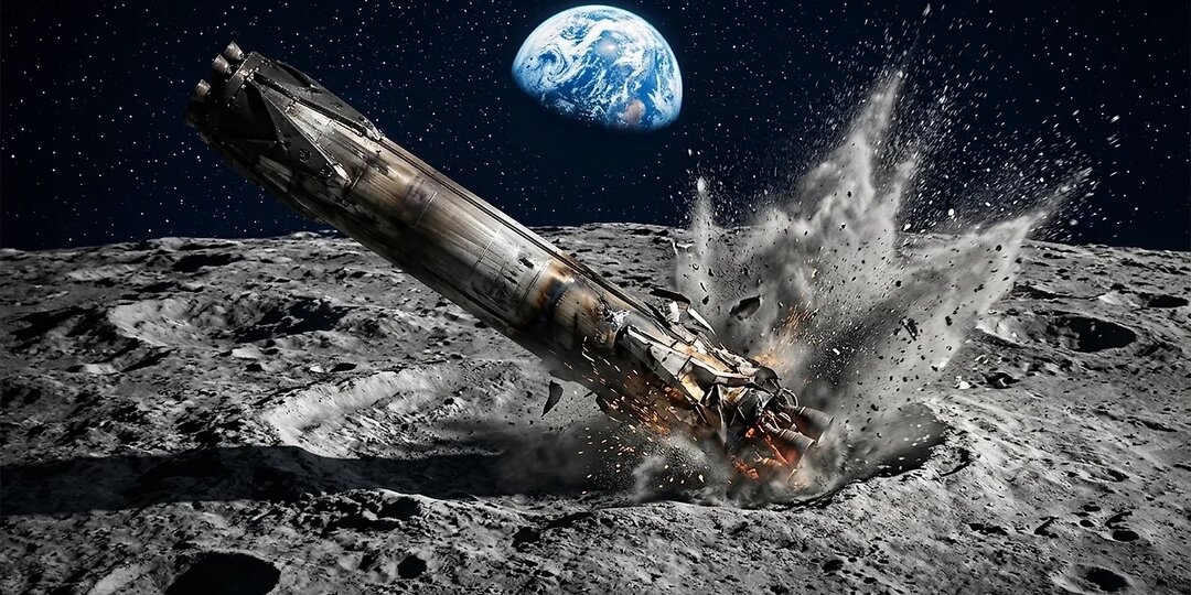 Как вторая ступень ракеты Falcon 9 смогла долететь и врезаться в Луну?