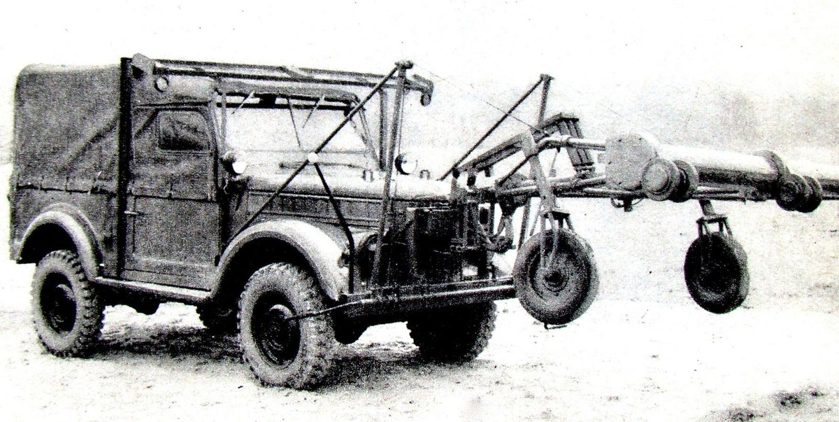 ГАЗ-69 с миноискателем. Источник фото: https://www.kolesa.ru/article/sovetskie-boevye-kozly-gaz-69-shtabnye-artilleriyskie-protivotankovye-i-ne-tolko