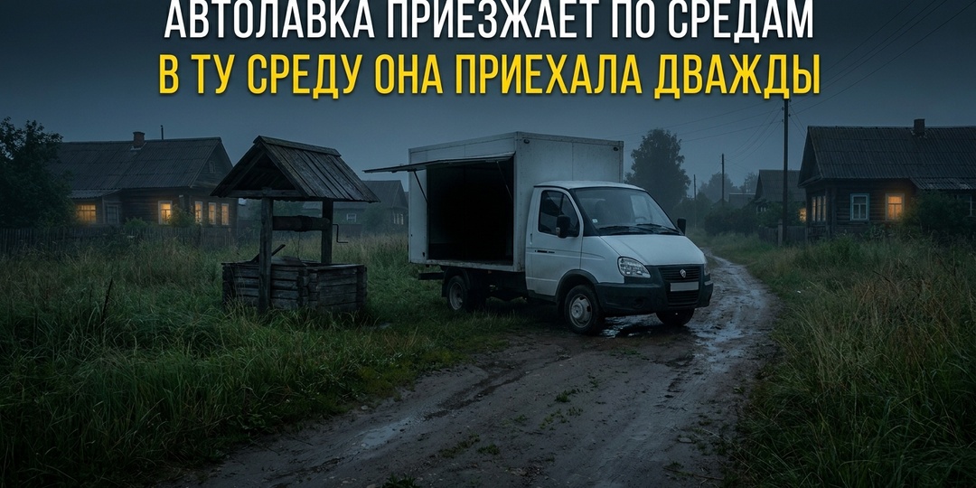 Автолавка приезжает к нам по средам, до заката. В ту среду она приехала дважды.