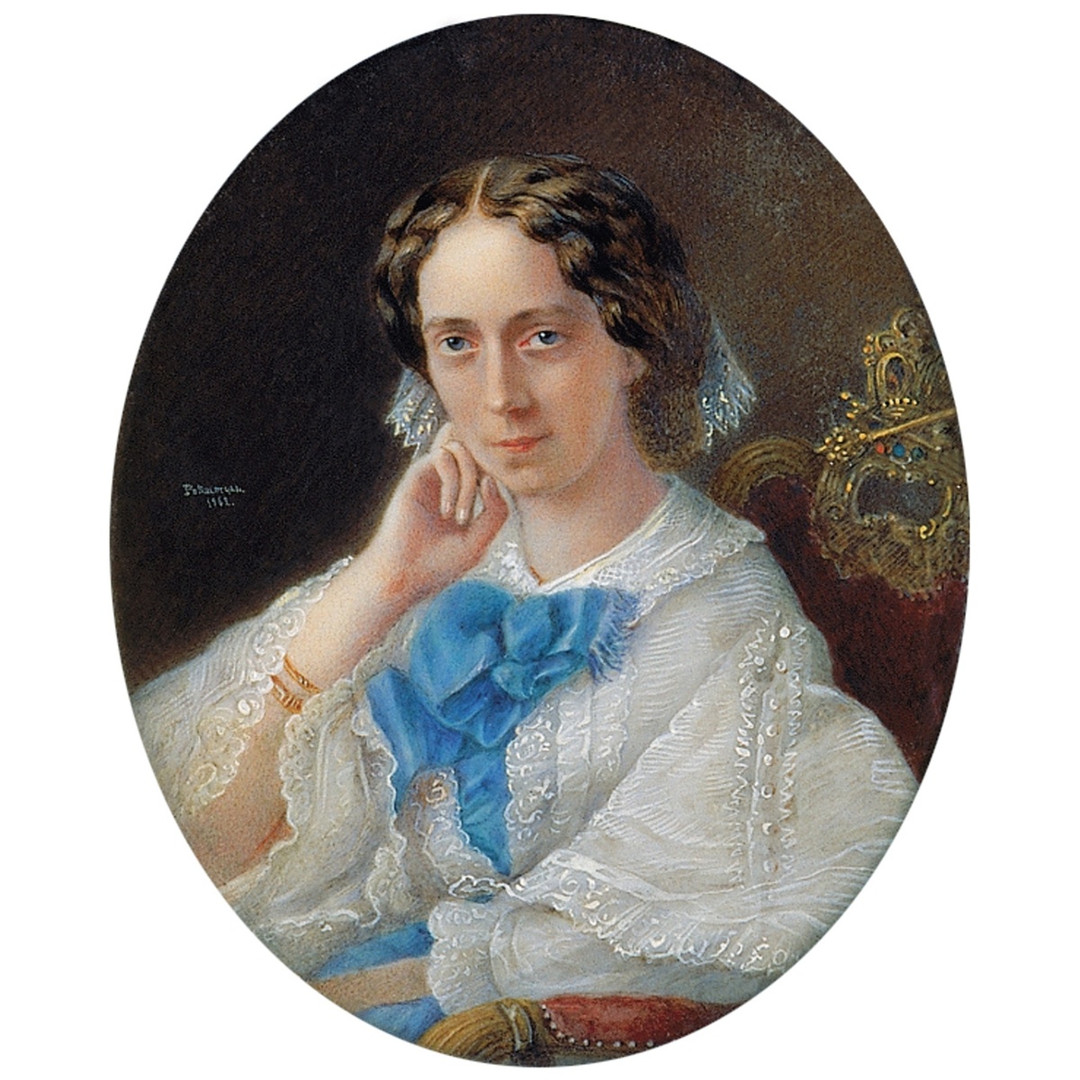 Алоизий Рокштуль. Портрет императрицы Марии Александровны. 1862. Из коллекции ГМЗ «Царское Село»