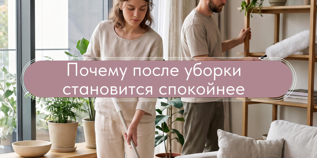 Почему после уборки дома действительно становится спокойнее? Это не самовнушение