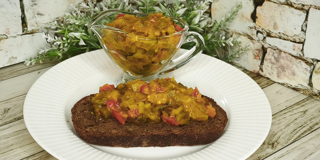 Релиш из огурцов на зиму. Намазка, закуска, соус. Проверенный рецепт
