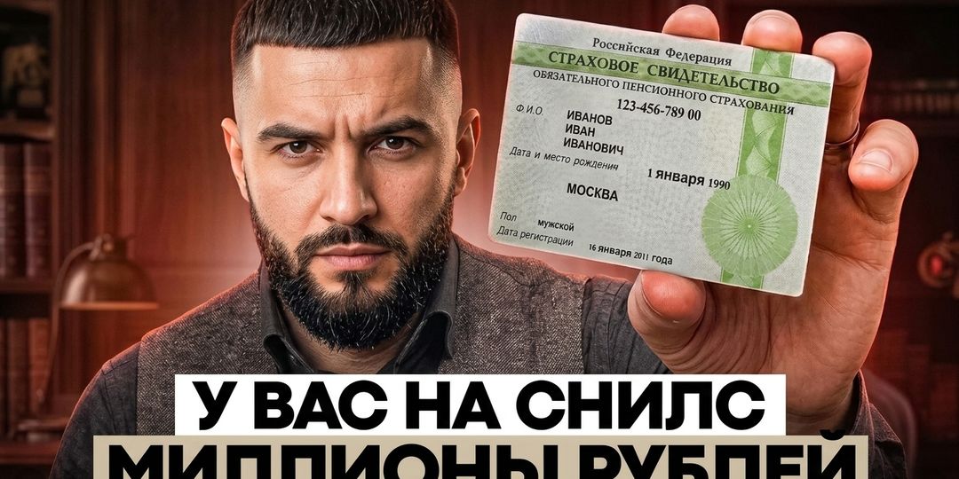 На СНИЛС хранятся ваши деньги - вы можете снять их НЕМЕДЛЕННО