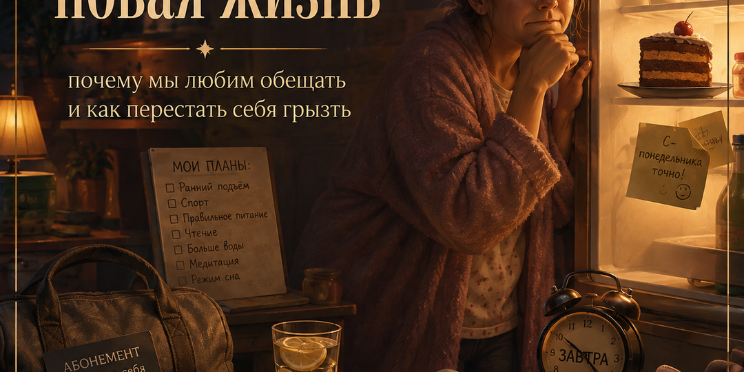 С понедельника новая жизнь: почему мы любим обещать и как перестать себя грызть