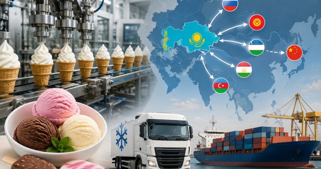 Казахстан наращивает экспорт мороженого и становится лидером региона