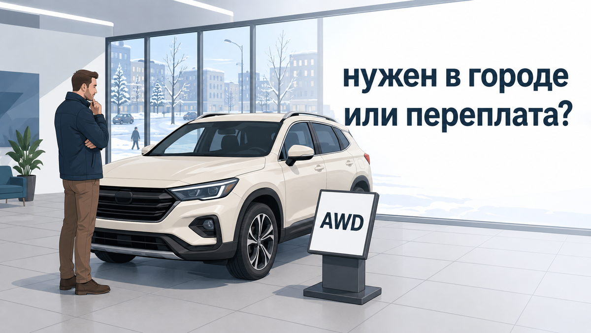 Уже 43% новых автомобилей за полгода проданы с полным приводом: кому AWD нужен в городе и когда это переплата