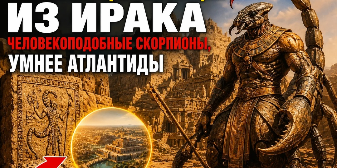 Песочная цивилизация из Ирака: Человекоподобные скорпионы, чей интеллект превзошел Атлантиду