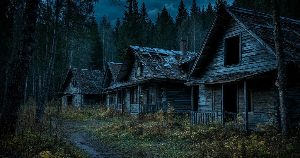 Деревня староверов.Мистика в заброшке