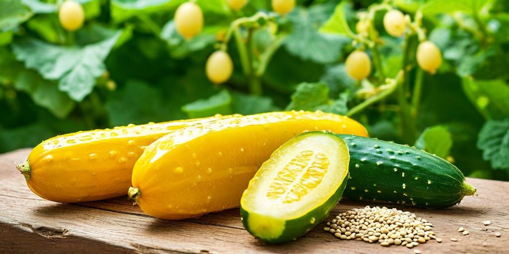    Настоящие самоопыляемые огурцы, с которых