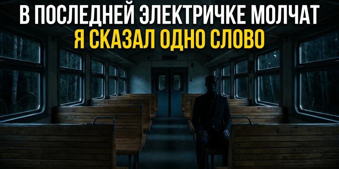 В последней электричке нельзя отвечать попутчикам. Я ответил одно слово.