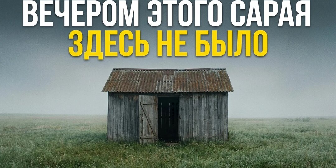 Не заходи в постройку, которой вчера не было.