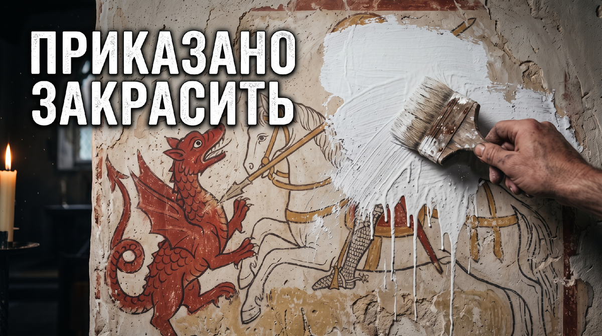 В старой церкви нашли росписи XV века. Почему священник приказал их закрасить