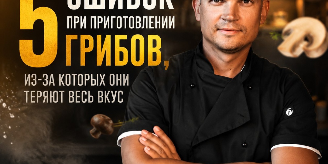 5 ошибок при приготовлении грибов, из-за которых они теряют весь вкус