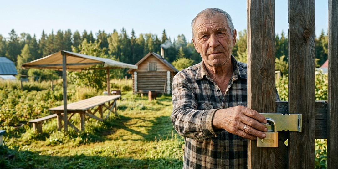 Дед двадцать лет кормил родню шашлыком на даче. В июне повесил на калитку замок
