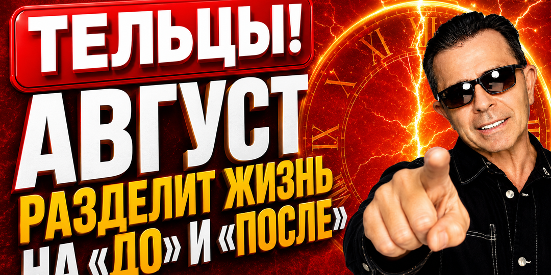 ВНИМАНИЕ ТЕЛЬЦЫ! ВАША ЖИЗНЬ МОЖЕТ НАЧАТЬСЯ С ЧИСТОГО ЛИСТА. Причиной станет проявление СИНЕРГИИ СЧАСТЬЯ! Экстренный гороскоп август 2026