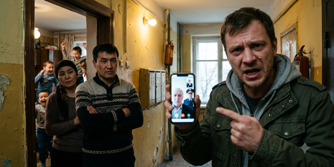 "Дети должны шуметь!": Как киргизская семья превратила жизнь соседей снизу в ад