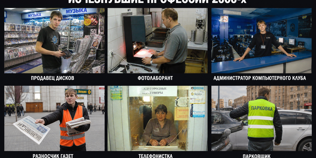 Исчезнувшие профессии 2000-х: кем работали люди до того, как интернет захватил мир