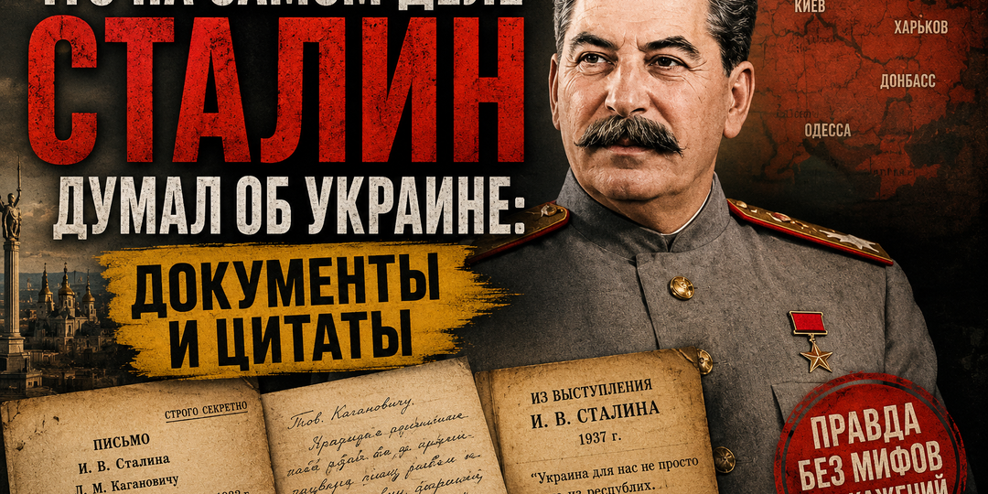 Что на самом деле Сталин думал об Украине: документы и цитаты