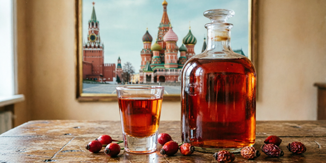 🥃 «Кремлёвский коньяк» из шиповника: рецепт для бодрости и хорошего настроения