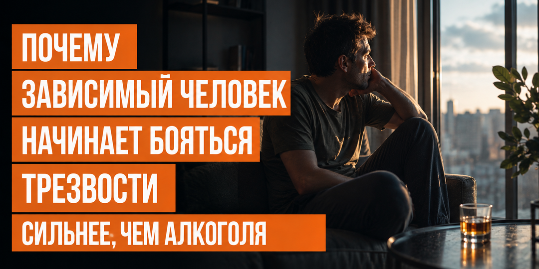 Почему зависимый человек начинает бояться трезвости сильнее, чем алкоголя