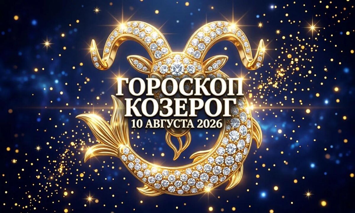 Иллюстрация. гороскоп Козерог, 10 августа, понедельник