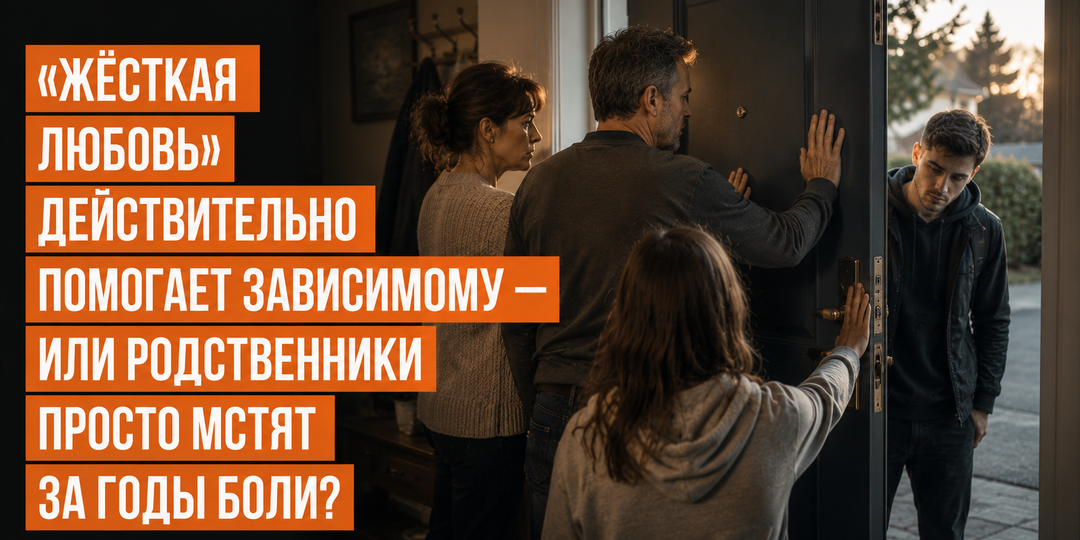 «Жёсткая любовь» действительно помогает зависимому — или родственники просто мстят за годы боли?