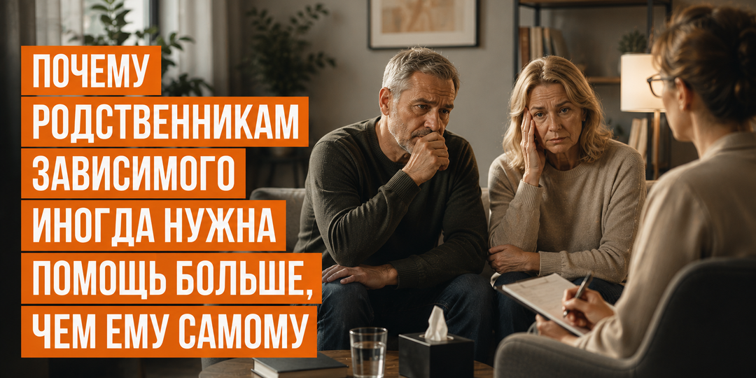 Почему родственникам зависимого иногда нужна помощь больше, чем ему самому