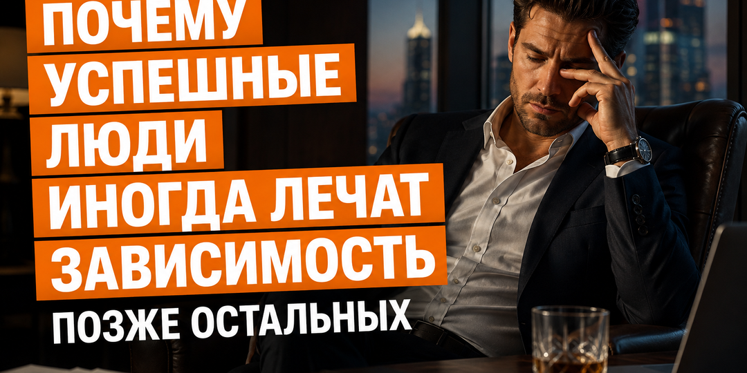 Почему успешные люди иногда лечат зависимость позже остальных