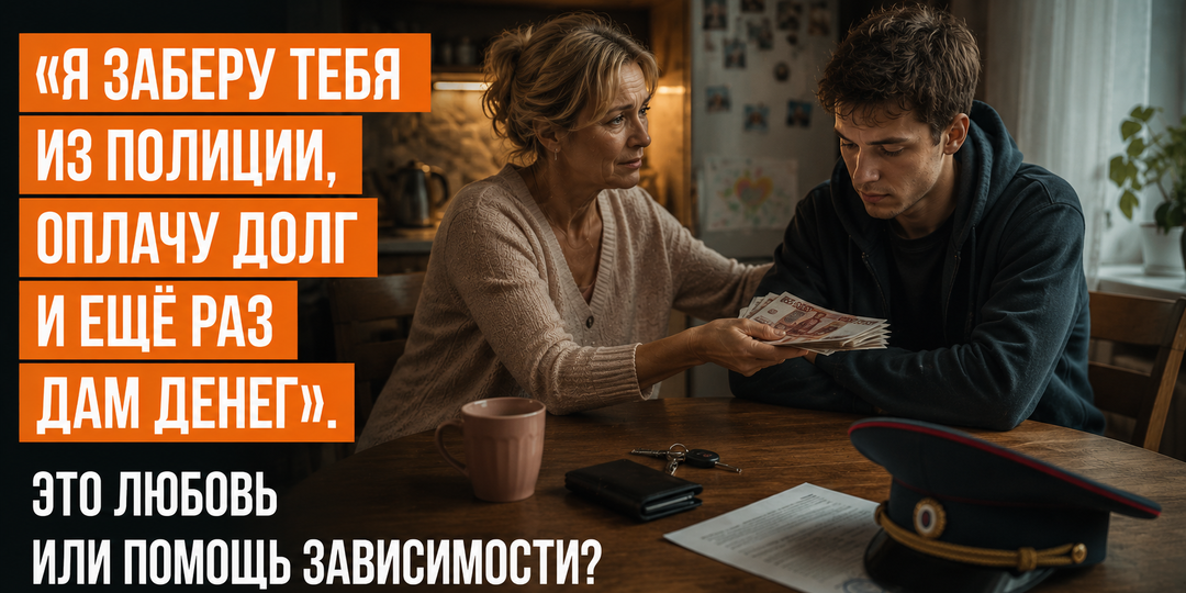 «Я заберу тебя из полиции, оплачу долг и ещё раз дам денег». Это любовь или помощь зависимости?