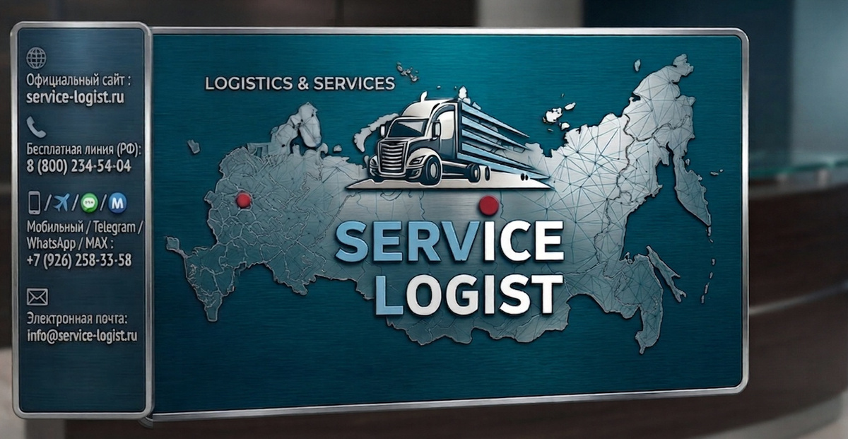 🌐 Официальный сайт : service-logist.ru
📞 Бесплатная многоканальная горячая линия (РФ): 8 (800) 234-54-04
📱 Мобильный / Telegram / WhatsApp: +7 (926) 258-33-58
✉️ Электронная почта: info@service-logist.ru
