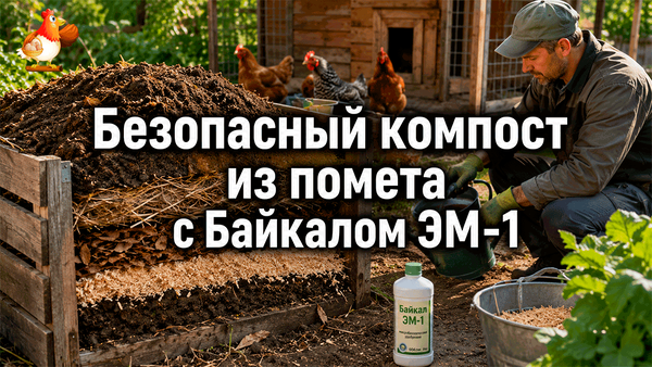Куриный помёт осенью: как превратить отходы в безопасное удобрение