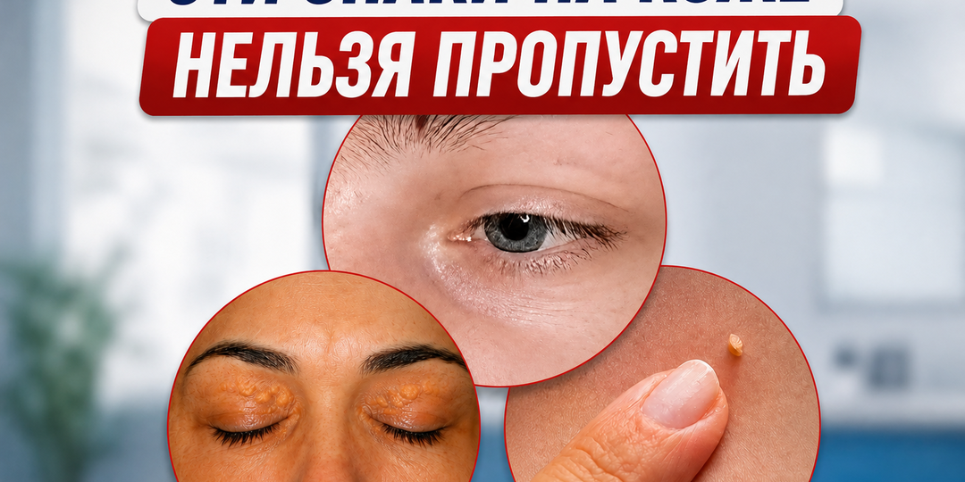 7 признаков на коже, которые могут указывать на скрытые болезни: от тёмных пятен до бородавок