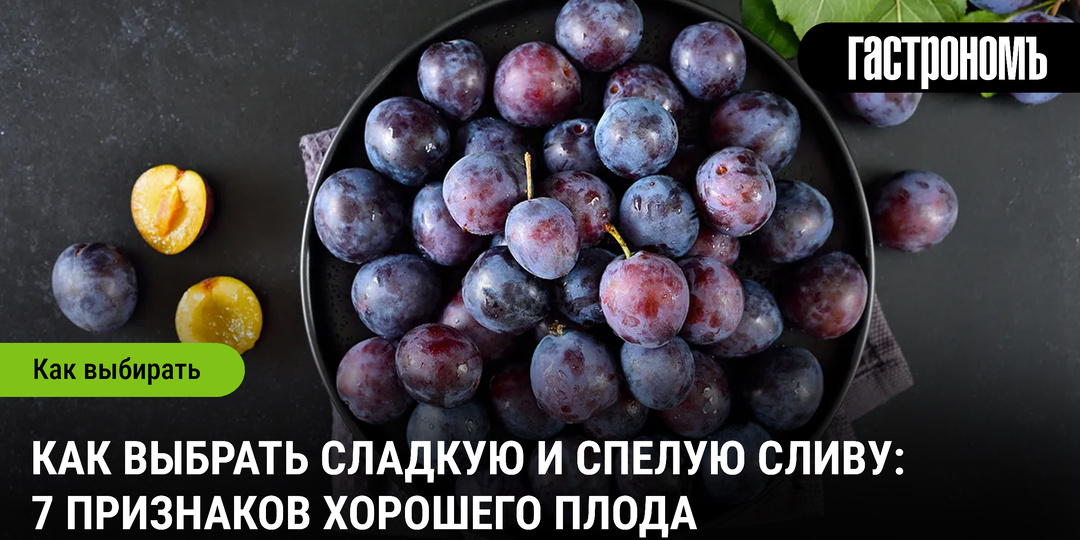Как выбрать сладкую и спелую сливу: 7 признаков хорошего плода