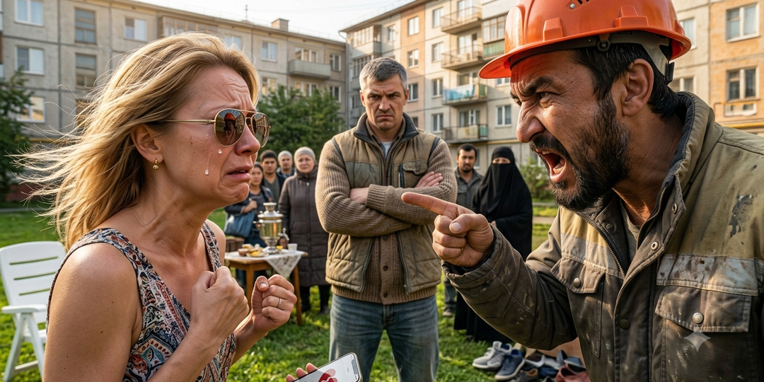 "У себя дома загорайте!": Как таджикские рабочие пытались учить жизни жительниц дома, и чем это закончилось