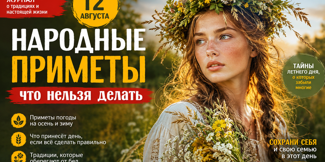 Древние приметы на 12 августа: что нельзя делать в этот день, чтобы деньги и удача остались в доме