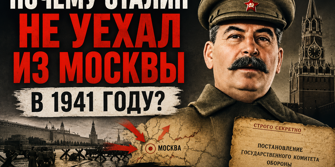 Почему Сталин не уехал из Москвы в 1941 году: что произошло в самые страшные дни