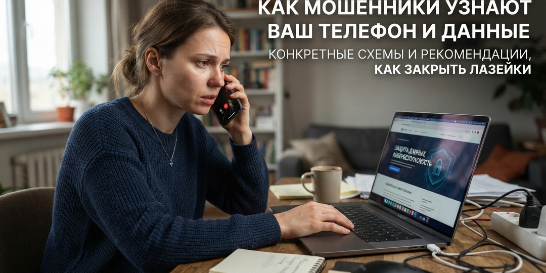 Как мошенники узнают ваш номер и данные? Конкретные схемы и как закрыть дыры