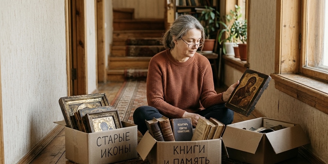 Обнаружила дома несколько коробок старых икон и огарков — не знала, что с этим делать по правилам