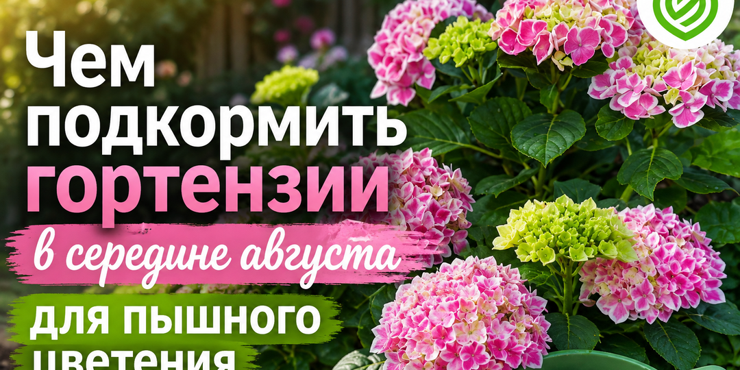 Чем подкормить гортензии в середине августа для пышного цветения
