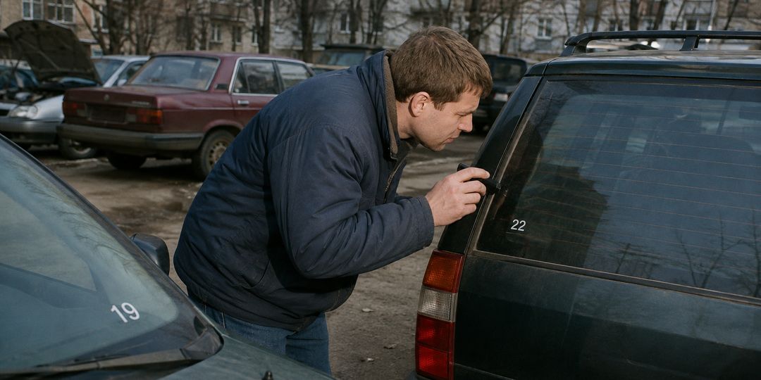 Б/у авто-2026: разные годы на стёклах — след аварии или обычная замена