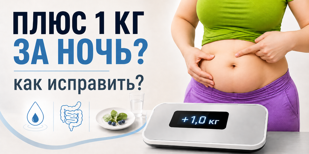 Прибавили 1-2 кг за ночь? Не урезайте еду: причина в другом
