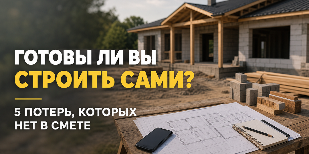 5 потерь при самостоятельной стройке, которые не видно в смете