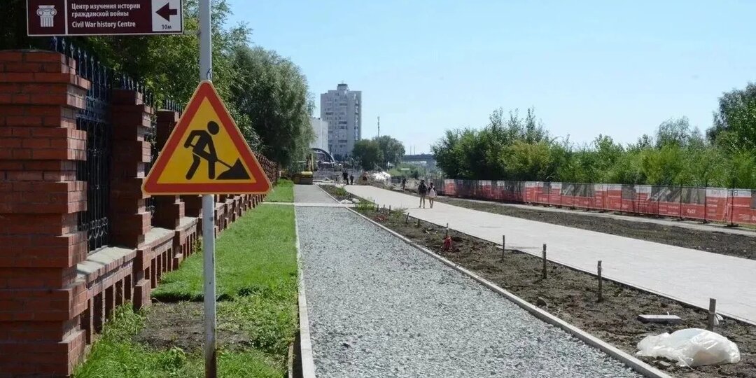 Пляж «Центральный-2» обустраивают в Омске