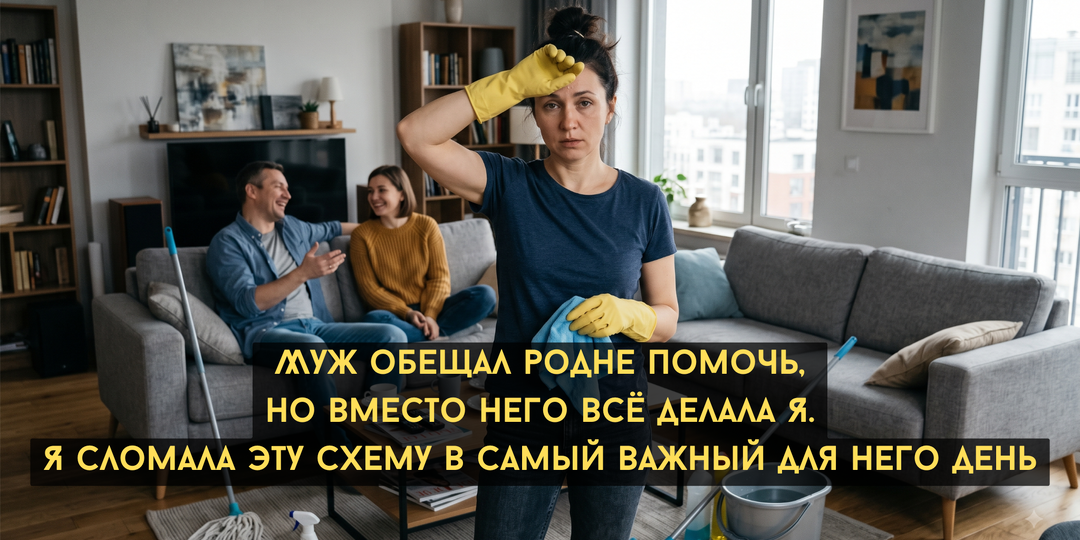 Муж обещал родне помочь, но вместо него всё делала я. Эту схему я сломала в самый важный для него день