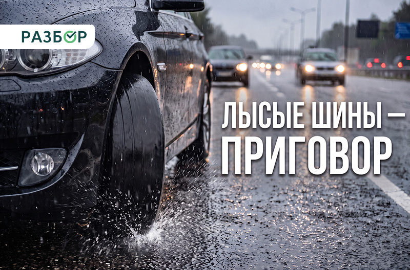 Почему лысые шины – ПРИГОВОР на мокрой дороге, и что делать, если попал в аквапланирование?