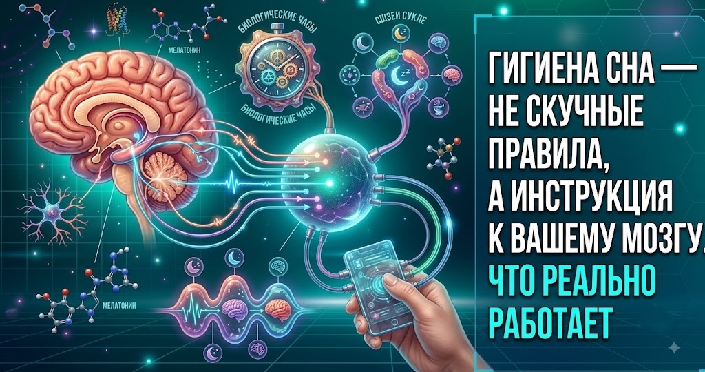 Сон без таблеток. Серия 2: Гигиена сна - не скучные правила, а инструкция к вашему мозгу. Что реально работает