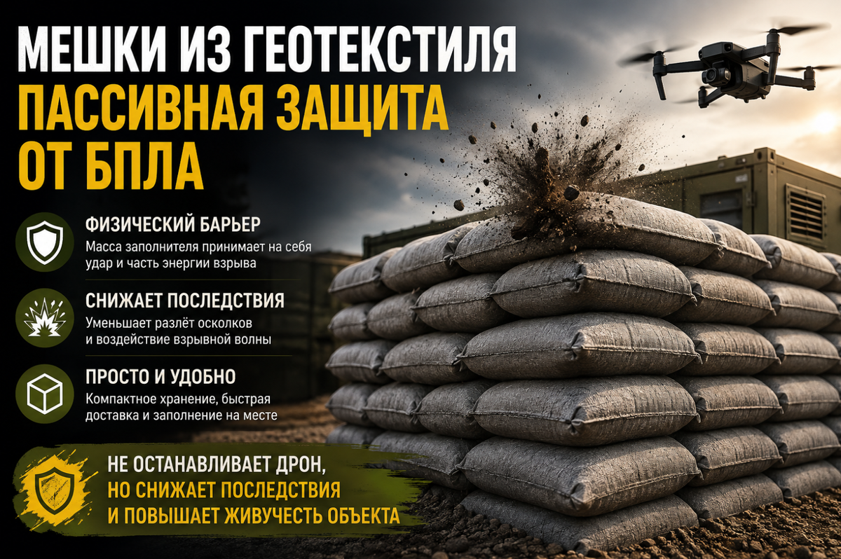 Защита от беспилотников — это не только средства обнаружения и противодействия. Важную роль играет и пассивная защита